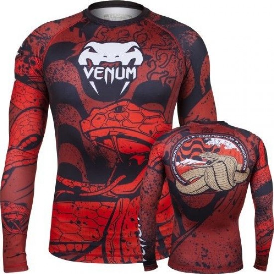 Venum Rash Guard Absolute Crimson Viper